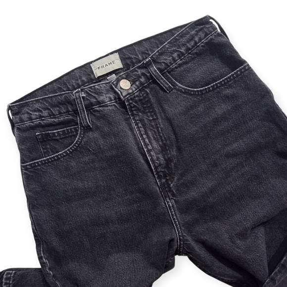 FRAME Le High N Tight Straight Leg Jeans Inkwell Denim 27 - Picture 12 of 14